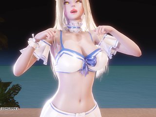 [mmd] Chung Ha - Sparkling Ahri Sexy Striptease League of Legends Uncensored Hentai 4K