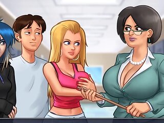 Sultry female voice brings summertime saga eve to life with sexy moans