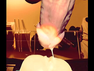 Fleshlight Machine Pumps and Drains My Load - Close Up Slow Motion Compilation
