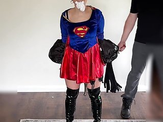 Super Heroine Captured Restrained Gagged and Groped Flo...