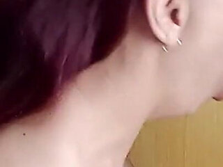 Cum Whore Loves Deepthroat and Eating Cum