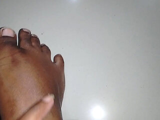 Cute hottie 18+ presents her beautiful clean feet for your enjoyment in exchange for all your financial assets.