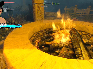 Skyrim B and L mod - Trying to complete a quest but got distracted by hot women