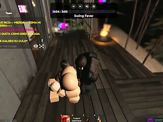 PERRA BLANCA Y SU AMIGA BRASILE&Ntilde_A SON COJIDAS I ROBLOX