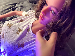 The doll is a replica of my wife! The neighbor complains that "my wife looks out of the window strangely