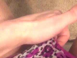 HOT YOUNG MILF IN SEXY TIGHT PANTIES PREPS FOR HUBBY