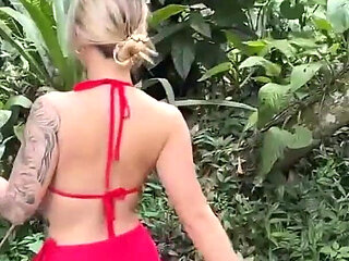 I Went Jogging with My Friend in the Woods and Ended up with My Cock in Her Mouth and Cumming on Her Tongue