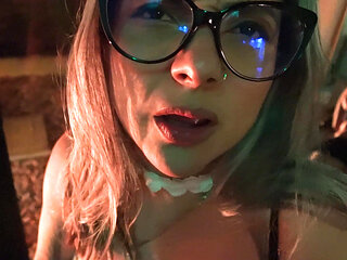 Big-bootied Maid Gives Her Boss a Great Blowjob