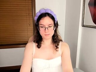 Amateur striptease and Solo masturbation