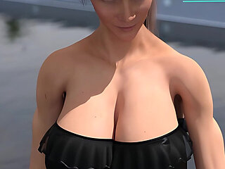 Swimming Pool Scene - Erotic 3D Transformation Comic (episode 2)