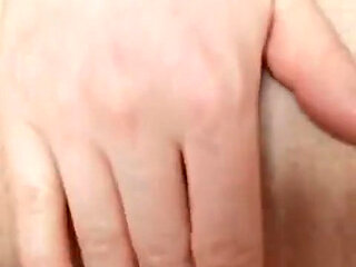 Handjob Pussy Closeup. Female Solo. Wet Pussy. Quarantine. Sitting at Home