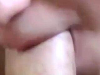 Redhead girl rides on huge cock after massage