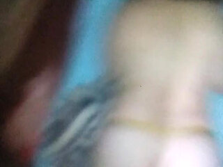 Fucking My Girlfriend with Her Yellow String at Night