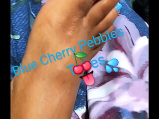 Beautiful Blue Cherry Pebble toes you love to teast.
