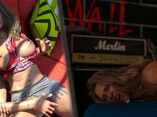 Awam Ellie Real Fuck Editon - Sofia and Ellie Sync Their Climaxes: Explosive Mutual Orgasm - Dylan's Sad Fate