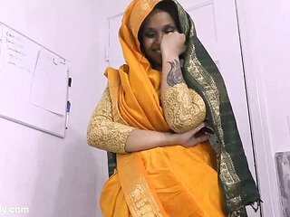 Horny Lily Big Boobs Indian Stepmom Dirty Talk and Sex with Stepson