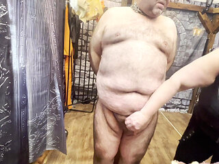 Domina and Booboo with a Doughnut and a Homemade!