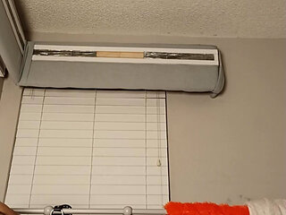 Stroking my big long dick all night long