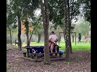 Stepmother Gets Caught Having Sex Outdoors
