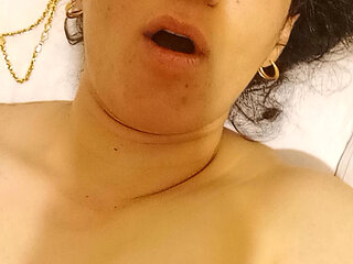 Moaning and orgasm by licking pussy