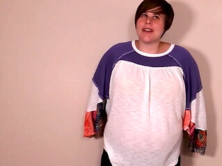 Pregnancy Update: 14 Weeks - Pregnant MILF Belly BBW