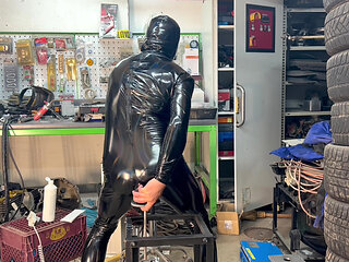 Garage Gimp Fucking machine Bam Dildo + 7.6 cm 40cm Long monster
