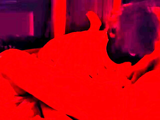 Hot MILF giving head. ASMR No Audio. Red Light Videos #20