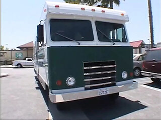 Black and ebony's threesome in the camper!
