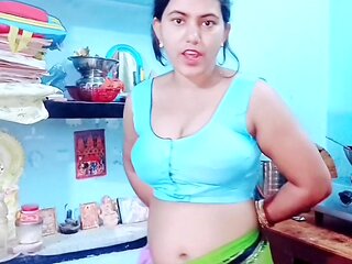 Telugu Alone With Her Full Fun With Neighbors