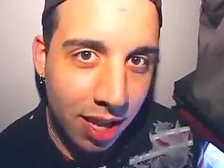 Capped Hispanola Man Sucky Dicky In Gay Ass Glory Hole Swallows Own Semen