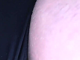 Stranger Cums Hard Inside Her Panties Under Skirt on Subway Train