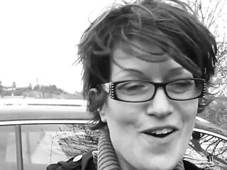 Sylvie's Double Treat: Parking Lot BJ & Window Sex