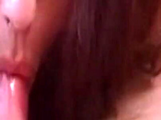 Retro Blowjob with Hot Brunette Cum Cocks