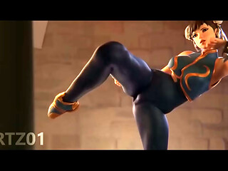 Chun-Li is focused on her training&hellip_(SUB Espa&ntilde_ol) By Brtz01