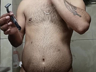 Indian Desi Rajasthani man enjoy shower and masterbation show with uncle police officer uncle and army officer uncle