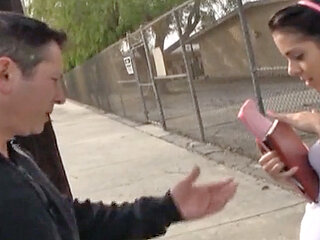Stepdaughter Fucks Stepdad After Being Caught Ditching School