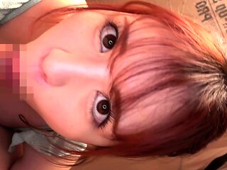 Mexicana blowjob with her big boobs