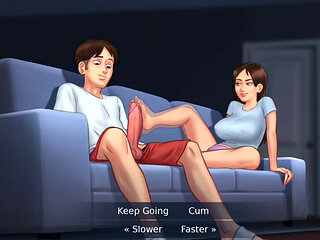 Jenny masturbates anon dick