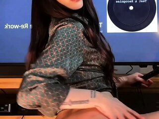 Big ass fetish babe butt toyed