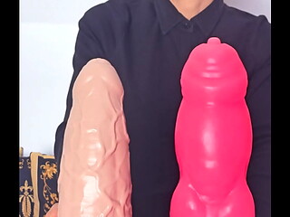 my new Big Veiny XL and Bulldog XL Dildos from ErotixxxToys