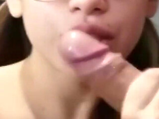 Deep Blowjob with a Beautiful Horny Latina