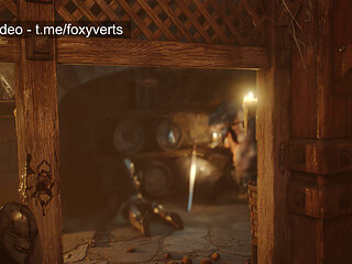 Ogre Orc with Cute Elf