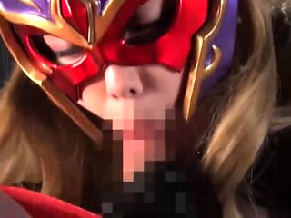 POV close up asian gf blowjob