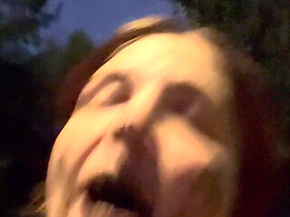 Licking Mud, Spit From Path, Walking with Dirt on Face and Tits