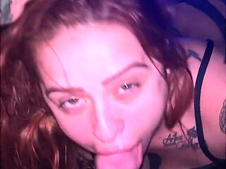 Redhead Camila Vegas - Blowjob Queen POV: Deep Throat, Gagging, and Cumshot in Mouth