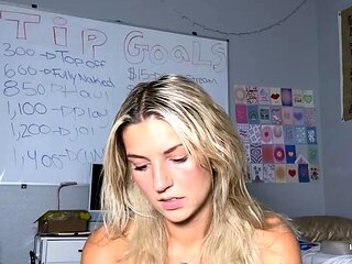 Hot blonde teen tiffany fox strips and masturbates