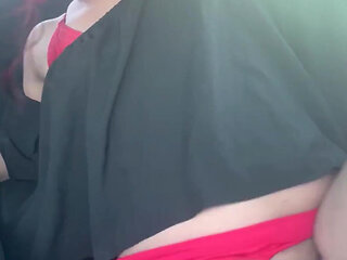 Sissy Dildo Car Ride