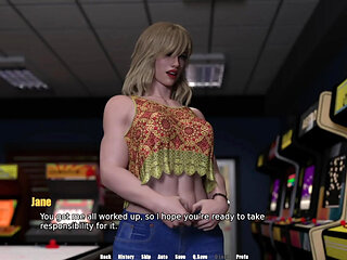 Two Horny Shemale Girls Having Anal Sex In Gaming Arcade