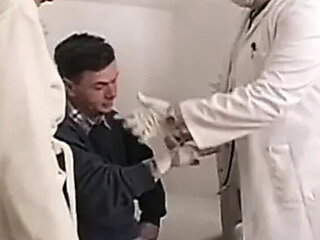 Bisexual Doctor Threesome with Big Tits Blonde - Anal & Blowjob Action