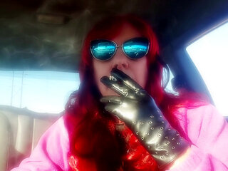 MATURE REDHEAD CAR SMOKING MARLBORO 100s (Long Version)